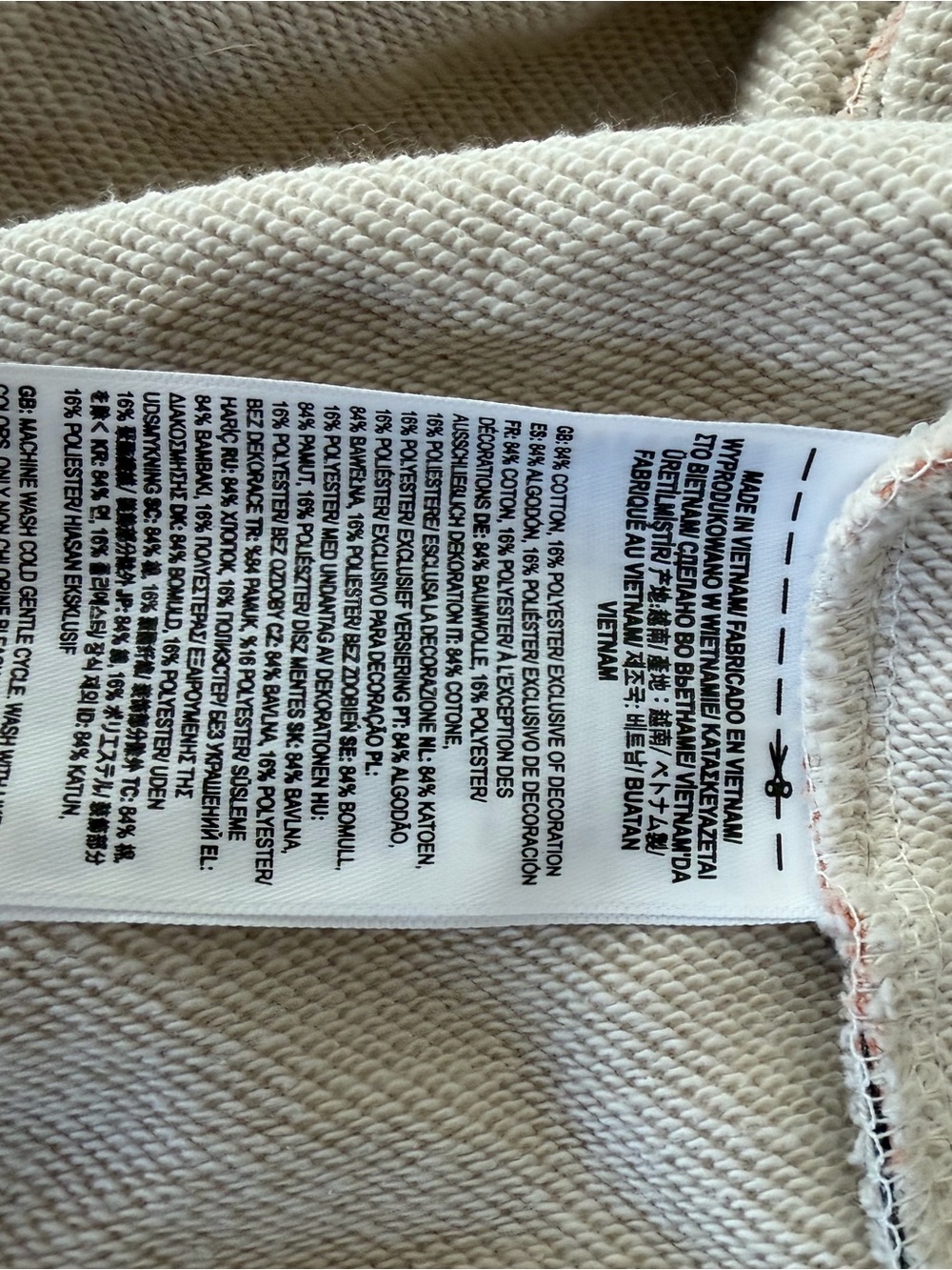 Vans Orange and White Checkered Zip Hoodie - Picture 5 of 5